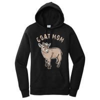 Goat  Just A  Who Loves Goats Farmer Goat Mom Women's Pullover Hoodie