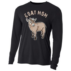 Goat  Just A  Who Loves Goats Farmer Goat Mom Cooling Performance Long Sleeve Crew