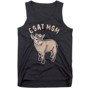 Goat  Just A  Who Loves Goats Farmer Goat Mom Tank Top