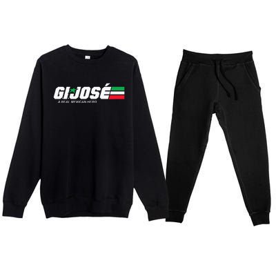 Gi Jose A Real Mexican Hero Essential Premium Crewneck Sweatsuit Set