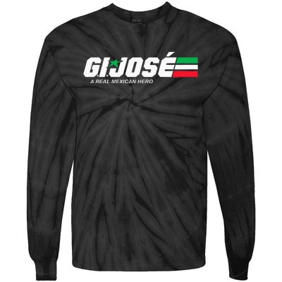 Gi Jose A Real Mexican Hero Essential Tie-Dye Long Sleeve Shirt