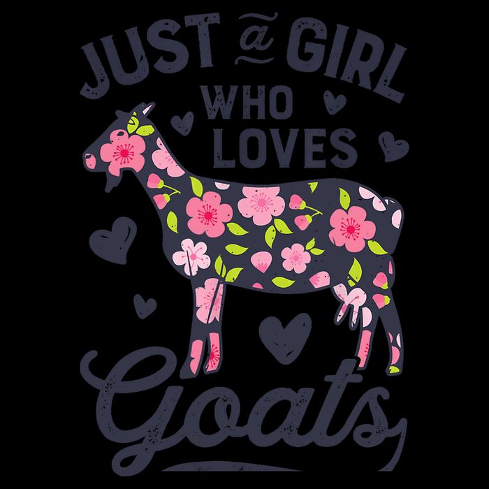 Goat Just A Girl Who Loves Goats Flowers Farm Wo Farmers 16 in Basic Backpack