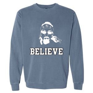 Gamecock Jesus Believe Garment-Dyed Sweatshirt