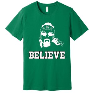 Gamecock Jesus Believe Premium T-Shirt