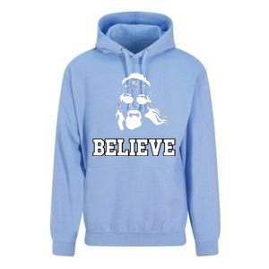 Gamecock Jesus Believe Unisex Surf Hoodie