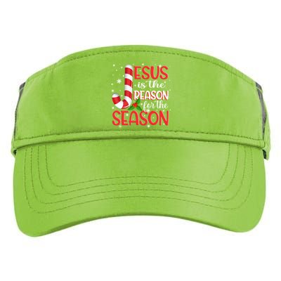 God Jesus Christ Is Reason For The Christmas Season Gift Adult Drive Performance Visor