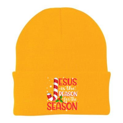 God Jesus Christ Is Reason For The Christmas Season Gift Knit Cap Winter Beanie