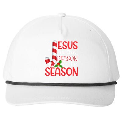 God Jesus Christ Is Reason For The Christmas Season Gift Snapback Five-Panel Rope Hat