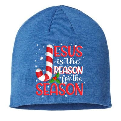 God Jesus Christ Is Reason For The Christmas Season Gift Sustainable Beanie