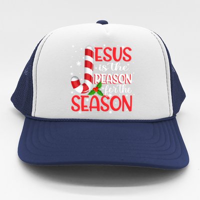 God Jesus Christ Is Reason For The Christmas Season Gift Trucker Hat