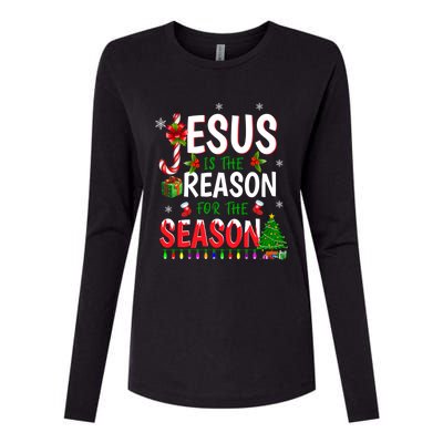 God Jesus Christ Is Reason For The Christmas Season Gift Womens Cotton Relaxed Long Sleeve T-Shirt