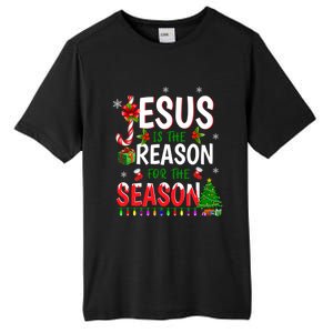 God Jesus Christ Is Reason For The Christmas Season Gift Tall Fusion ChromaSoft Performance T-Shirt