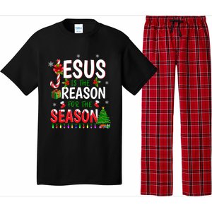 God Jesus Christ Is Reason For The Christmas Season Gift Pajama Set