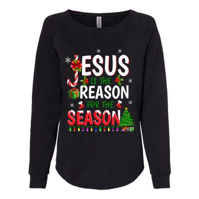 God Jesus Christ Is Reason For The Christmas Season Gift Womens California Wash Sweatshirt