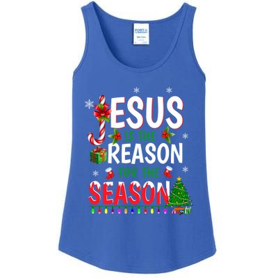 God Jesus Christ Is Reason For The Christmas Season Gift Ladies Essential Tank