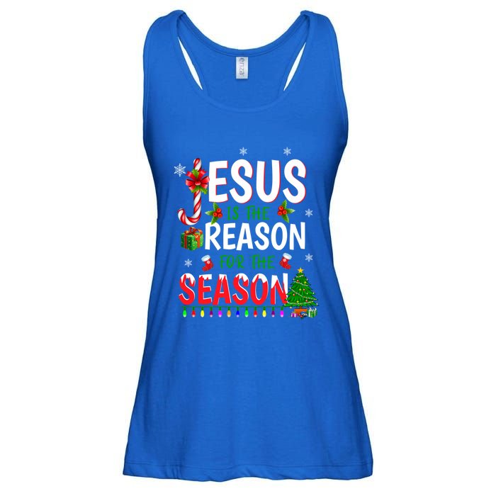 God Jesus Christ Is Reason For The Christmas Season Gift Ladies Essential Flowy Tank