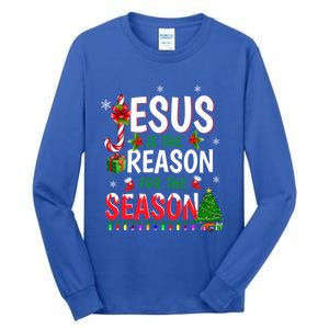 God Jesus Christ Is Reason For The Christmas Season Gift Tall Long Sleeve T-Shirt