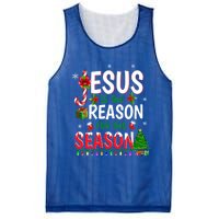 God Jesus Christ Is Reason For The Christmas Season Gift Mesh Reversible Basketball Jersey Tank