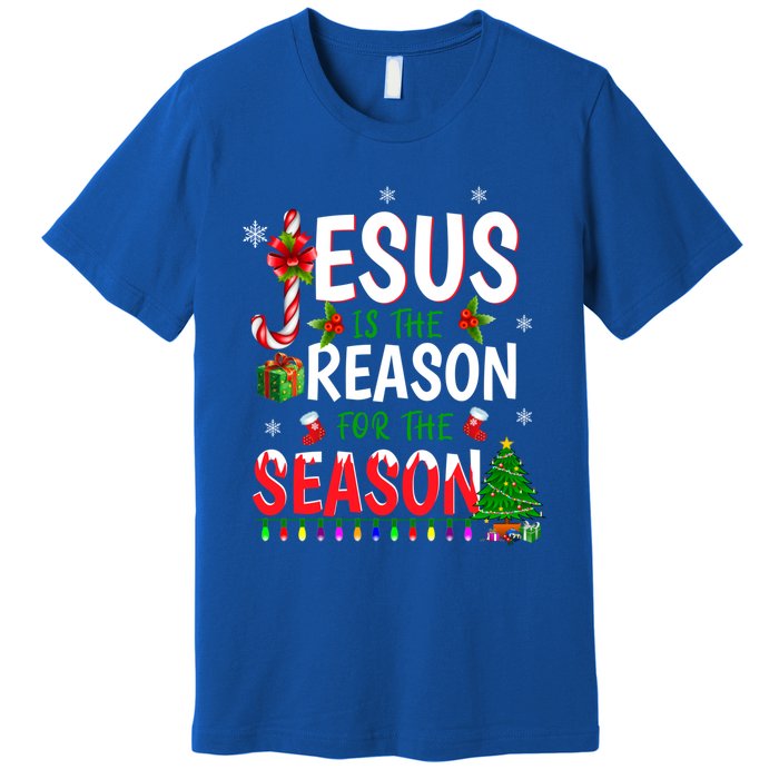 God Jesus Christ Is Reason For The Christmas Season Gift Premium T-Shirt