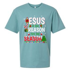 God Jesus Christ Is Reason For The Christmas Season Gift Sueded Cloud Jersey T-Shirt