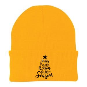 God Jesus Christ Is Reason For The Christmas Season Gift Knit Cap Winter Beanie