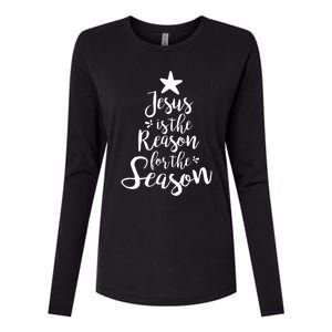 God Jesus Christ Is Reason For The Christmas Season Gift Womens Cotton Relaxed Long Sleeve T-Shirt