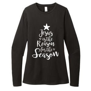 God Jesus Christ Is Reason For The Christmas Season Gift Womens CVC Long Sleeve Shirt