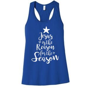 God Jesus Christ Is Reason For The Christmas Season Gift Women's Racerback Tank