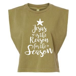 God Jesus Christ Is Reason For The Christmas Season Gift Garment-Dyed Women's Muscle Tee