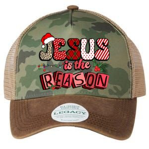 God Jesus Christ Is Reason For The Christmas Season Funny Gift Funny Gift Legacy Tie Dye Trucker Hat