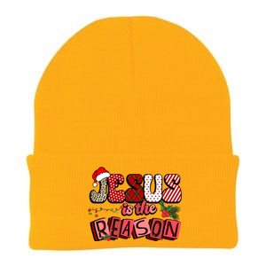 God Jesus Christ Is Reason For The Christmas Season Funny Gift Funny Gift Knit Cap Winter Beanie