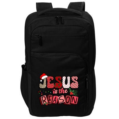 God Jesus Christ Is Reason For The Christmas Season Funny Gift Funny Gift Impact Tech Backpack