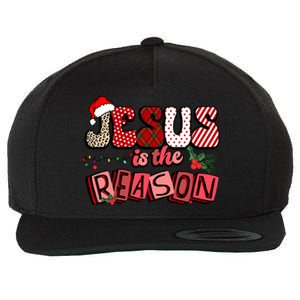 God Jesus Christ Is Reason For The Christmas Season Funny Gift Funny Gift Wool Snapback Cap