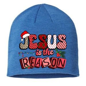 God Jesus Christ Is Reason For The Christmas Season Funny Gift Funny Gift Sustainable Beanie