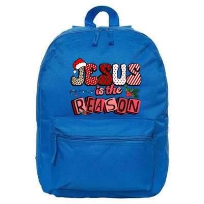 God Jesus Christ Is Reason For The Christmas Season Funny Gift Funny Gift 16 in Basic Backpack