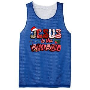 God Jesus Christ Is Reason For The Christmas Season Funny Gift Funny Gift Mesh Reversible Basketball Jersey Tank