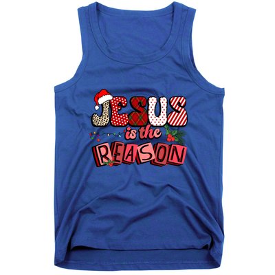 God Jesus Christ Is Reason For The Christmas Season Funny Gift Funny Gift Tank Top