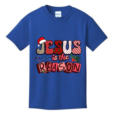 God Jesus Christ Is Reason For The Christmas Season Funny Gift Funny Gift Kids T-Shirt