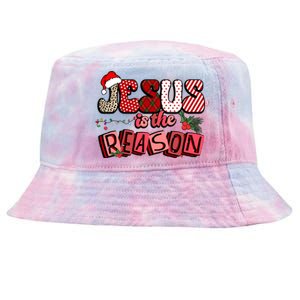 God Jesus Christ Is Reason For The Christmas Season Funny Gift Funny Gift Tie-Dyed Bucket Hat