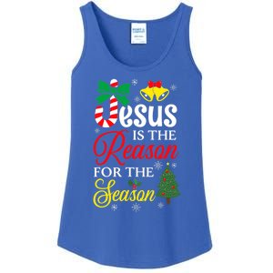 God Jesus Christ Is Reason For The Christmas Season Funny Gift Ladies Essential Tank