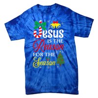 God Jesus Christ Is Reason For The Christmas Season Funny Gift Tie-Dye T-Shirt