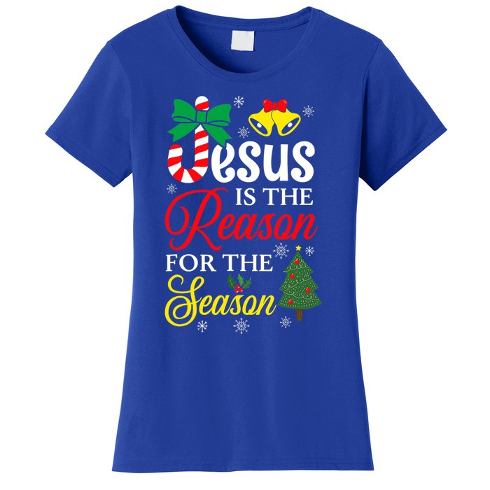 God Jesus Christ Is Reason For The Christmas Season Funny Gift Women's T-Shirt