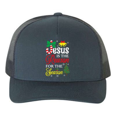 God Jesus Christ Is Reason For The Christmas Season Funny Gift Yupoong Adult 5-Panel Trucker Hat