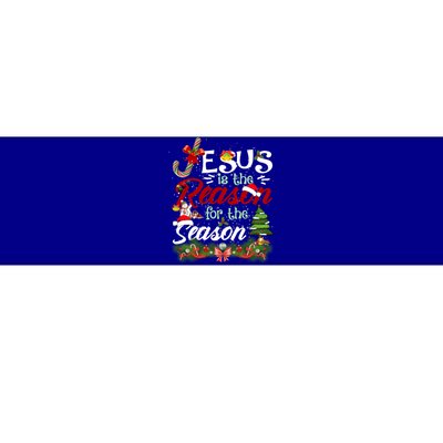 God Jesus Christ Is Reason For The Christmas Season Holiday Gift Bumper Sticker