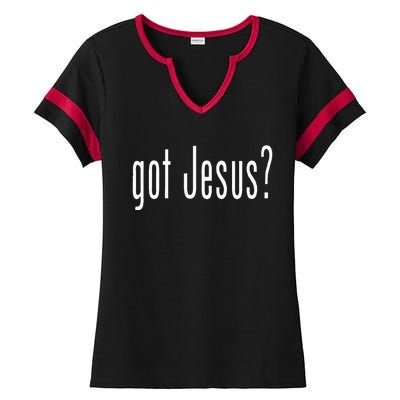 Got Jesus Christian Religion God Ladies Halftime Notch Neck Tee