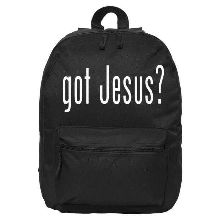 Got Jesus Christian Religion God 16 in Basic Backpack