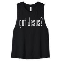 Got Jesus Christian Religion God Women's Racerback Cropped Tank