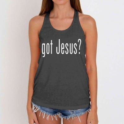 Got Jesus Christian Religion God Women's Knotted Racerback Tank