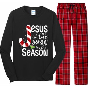 God Jesus Christ Is Reason For The Christmas Season Holiday Gift Long Sleeve Pajama Set