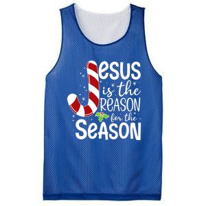 God Jesus Christ Is Reason For The Christmas Season Holiday Gift Mesh Reversible Basketball Jersey Tank